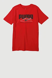 Boys International Sportswear Graphic Print Tee, Red, Size XL