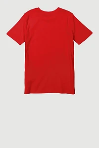 Boys International Sportswear Graphic Print Tee, Red, Size L