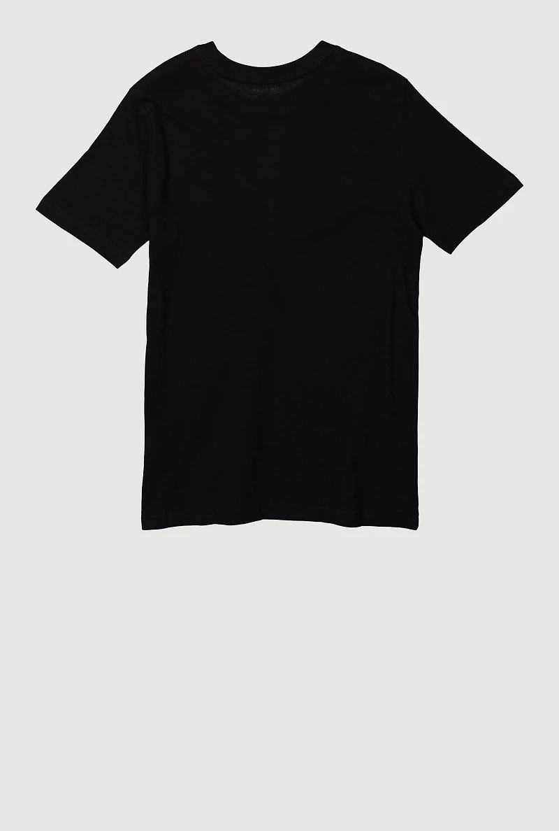 Boys International Sportswear Sneaker Graphic Print Tee, Black, Size XL