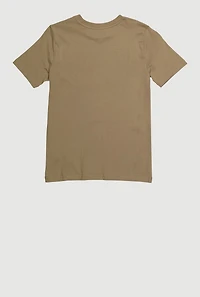 Boys Logo Graphic Crew Neck Top