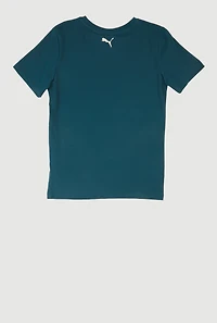Boys Puma Graphic Tee with Socks, Green,