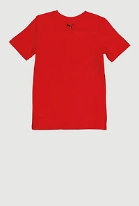 Boys Puma Logo Graphic Tee and Socks