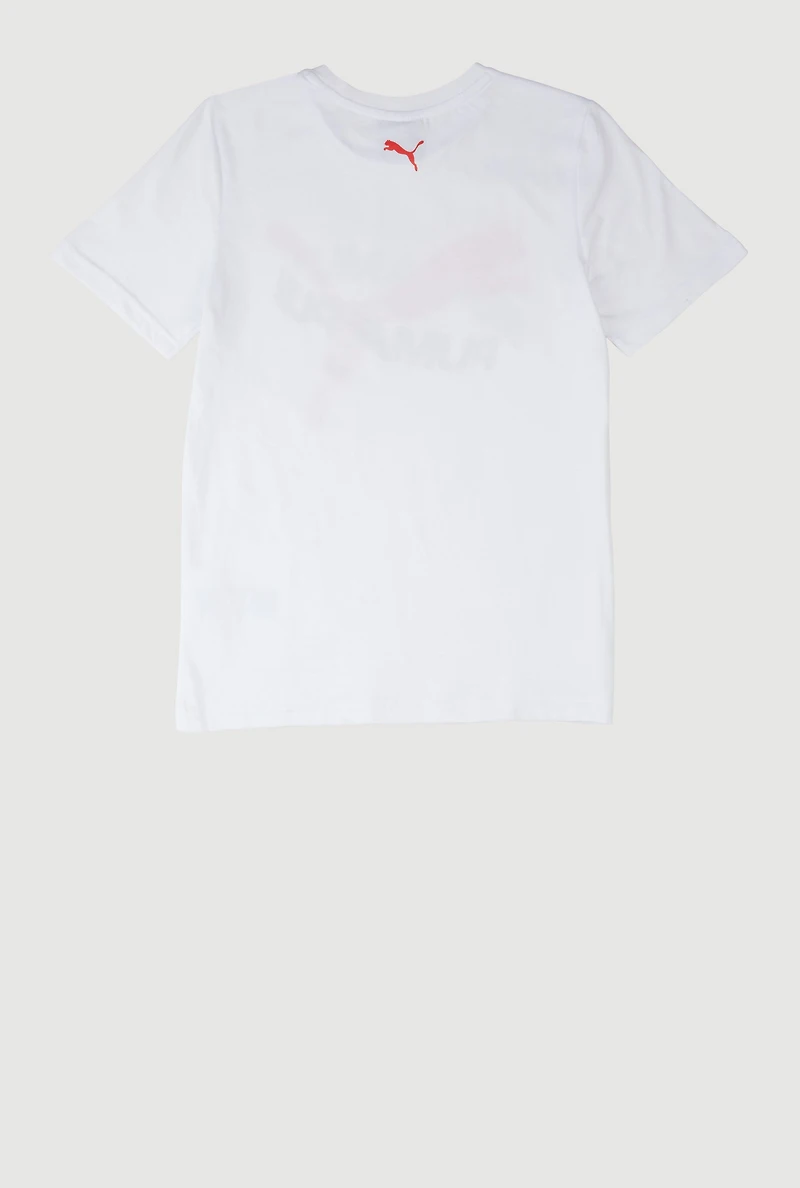 Boys Puma Orbit Graphic Tee and Socks