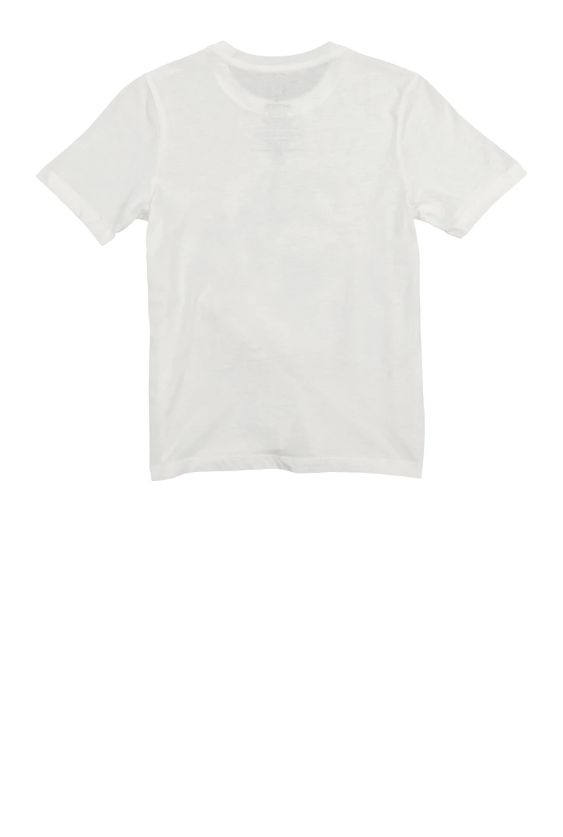 Boys Messi Graphic Tee, White, Size 18
