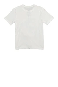 Boys Messi Graphic Tee, White, Size 18