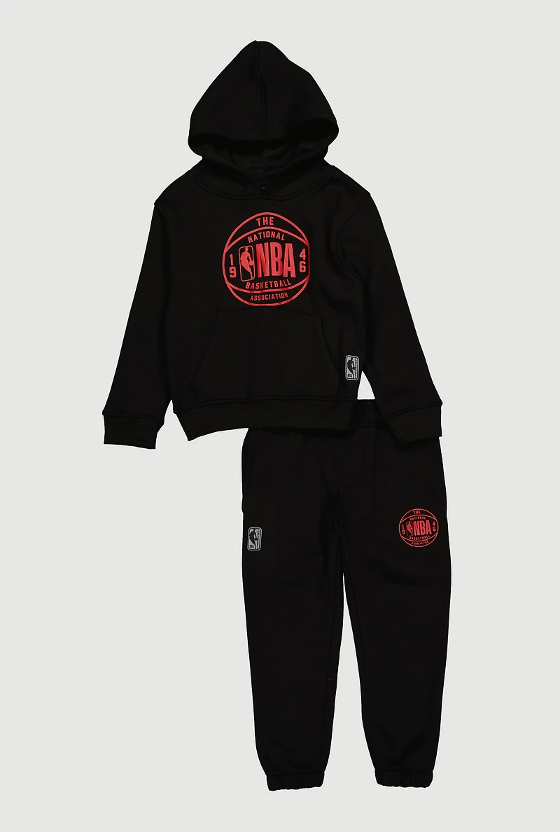 Little Boys NBA 1946 Graphic Hooded Sweatshirt and Sweatpants