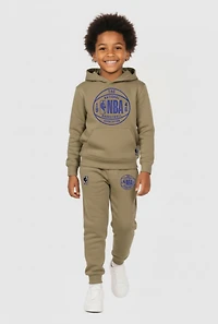 Little Boys NBA 1946 Graphic Hoodie and Sweatpants
