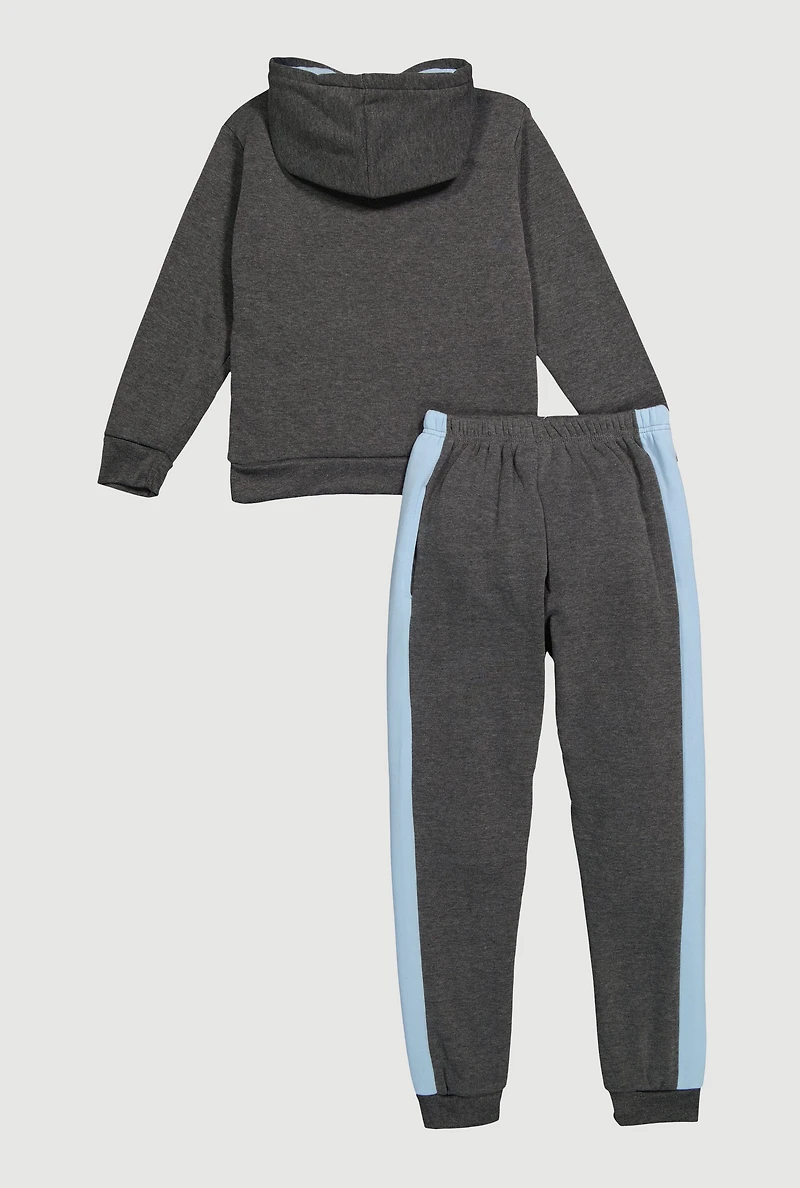 Boys Legend 23 Hoodie and Joggers, Grey, Size 12-14
