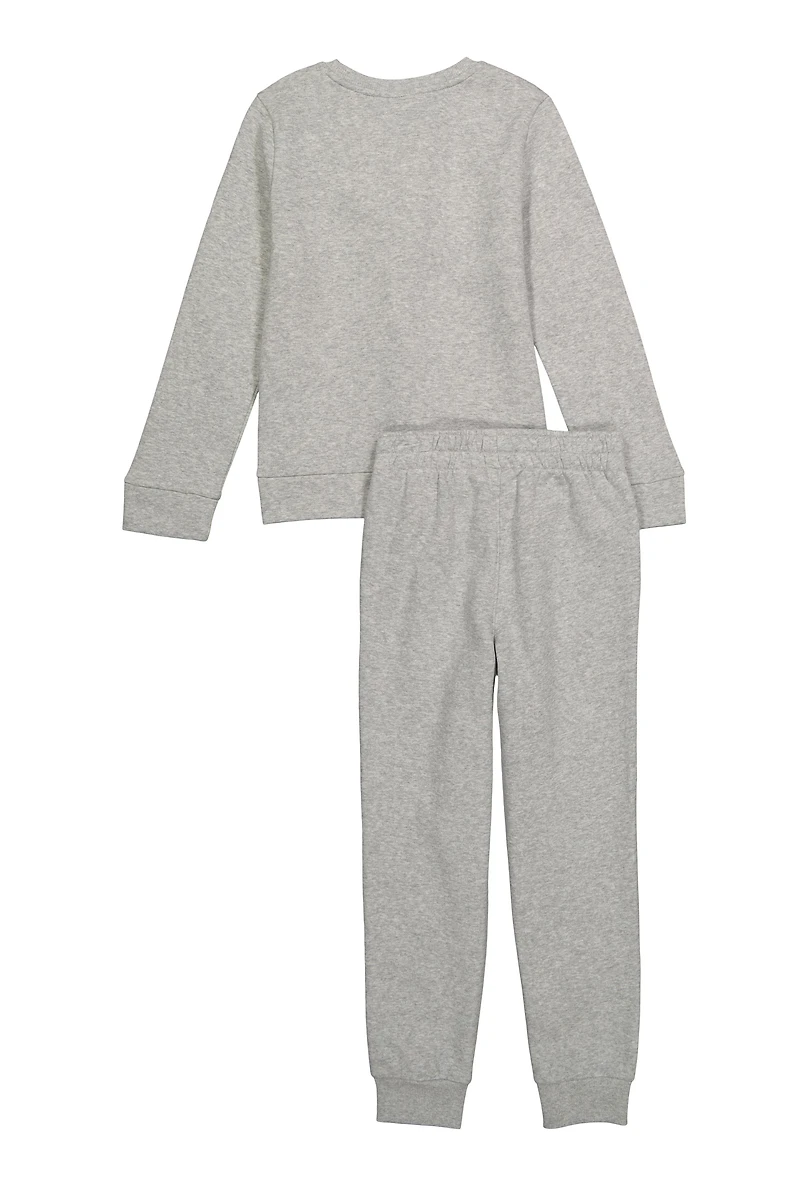Boys Puma Sweatshirt and Joggers, Grey,