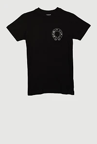 Boys Money Dept Graphic Tee, Black, Size 8