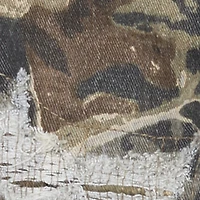 Boys Camo Frayed Patch and Repair Skinny Jeans