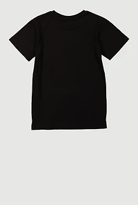 Boys Money Teddy Embroidered Graphic Tee, Black, Size 14-16
