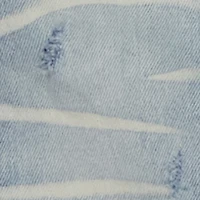 Boys Mineral Wash Rhinestone Patch and Repair Whiskered Jeans