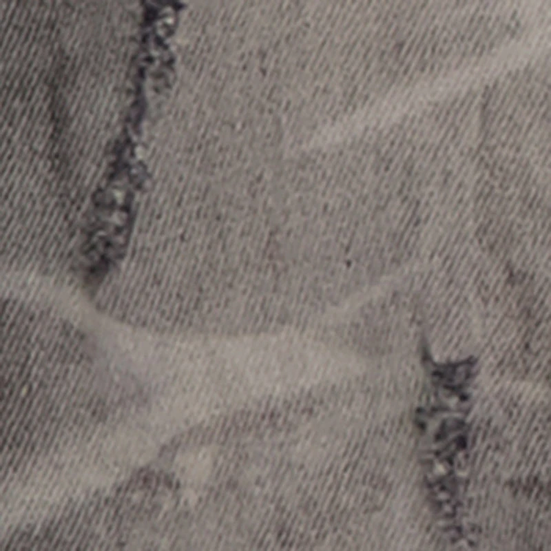 Boys Rhinestone Patch and Repair Whiskered Skinny Jeans