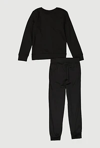 Boys Puma Logo Graphic Sweatshirt and Joggers