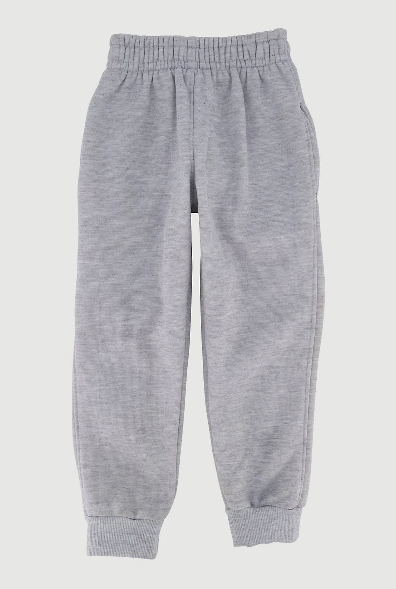 Little Boys Mid Rise Classic Fit Joggers