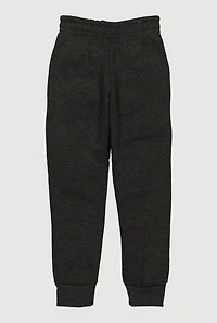 Little Boys Marled Fleece Lined Pull On Sweatpants