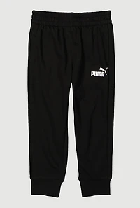 Little Boys Graphic Print Elastic Waist Joggers, Black, Size 6