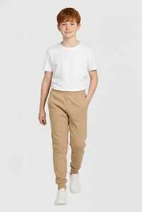 Boys Elastic Waist Pull On Joggers