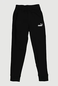 Boys Puma Graphic Elastic Waist Pull On Joggers