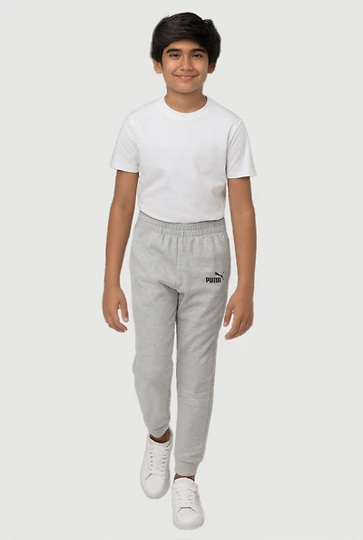 Boys Marled Puma Graphic Elastic Waist Joggers