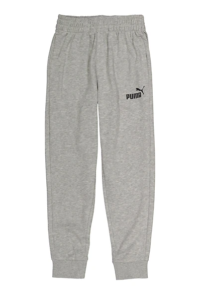Boys Puma Marled Graphic Joggers, Grey,