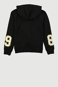 Boys Bart Simpson 89 Graphic Fleece Pullover Hoodie