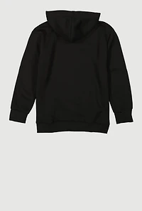 Boys Zip Front Hooded Sweatshirt