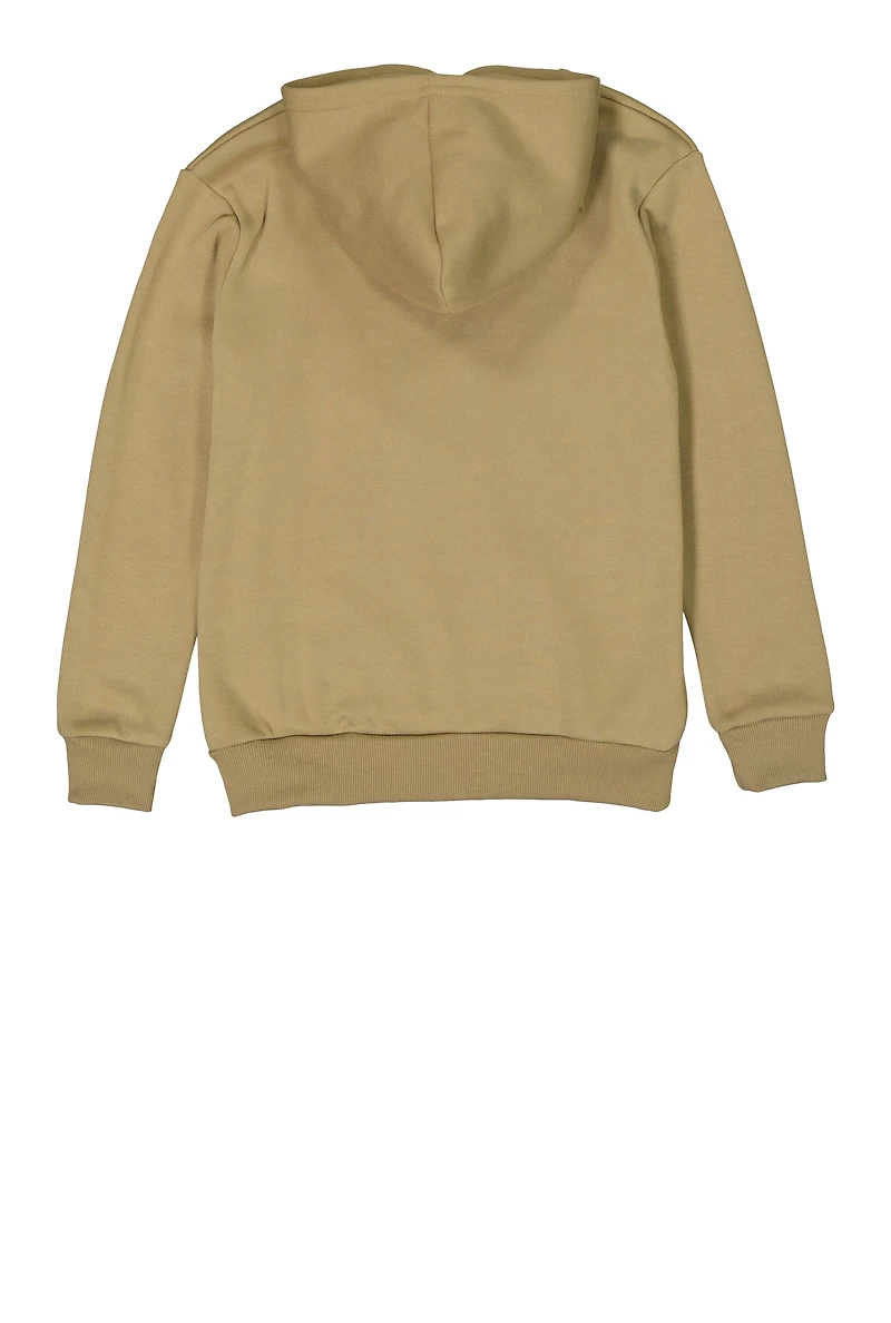 Boys Millionaire In Progress Pullover Hoodie, Beige, Size 8