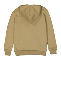 Boys Millionaire In Progress Pullover Hoodie, Beige, Size 8
