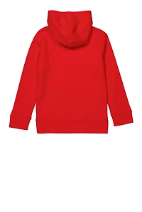 Boys Puma Sportswear Pullover Hoodie, Red, Size XL