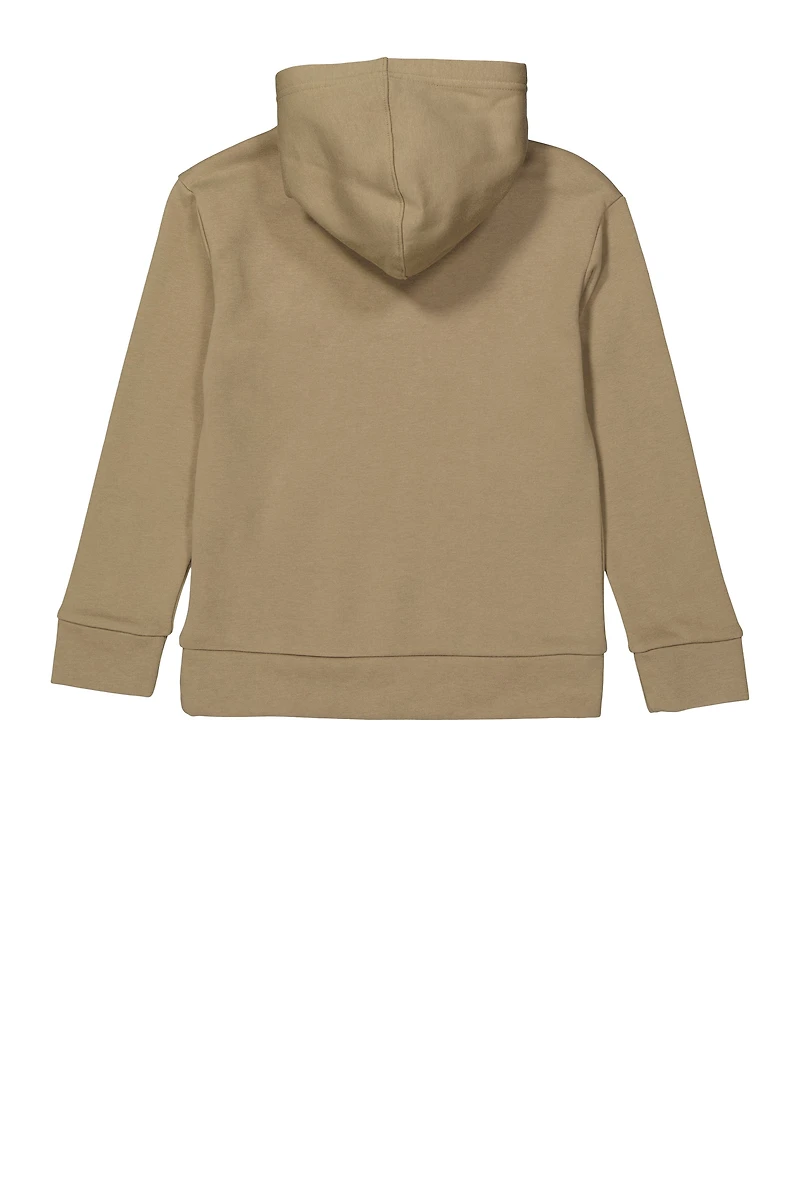 Boys Puma Graphic Pullover Hoodie, Beige, Size M