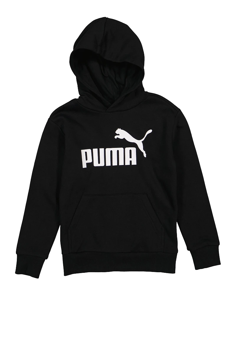 Boys Puma Hoodie, Black,