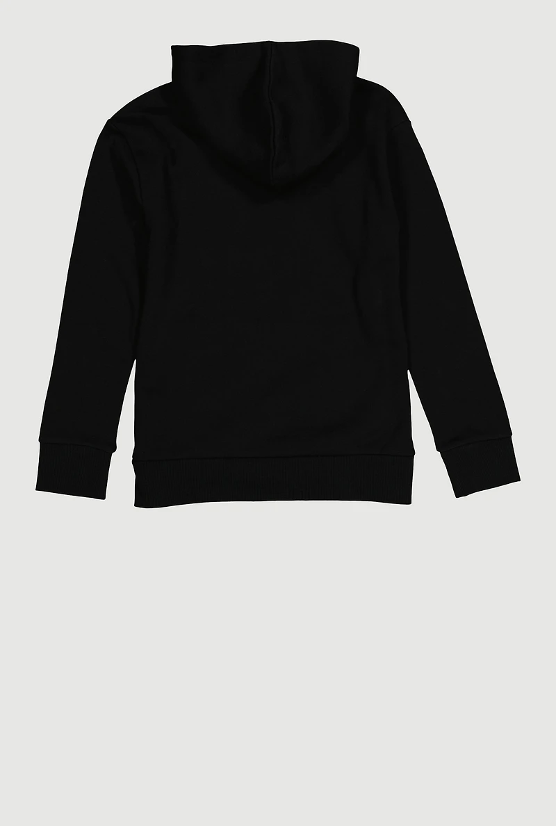 Boys Puma Fleece Pullover Hoodie with Kangaroo Pocket