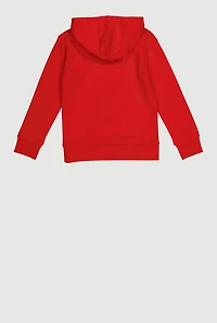 Boys Puma Pullover Fleece Hoodie with Kangaroo Pocket