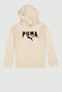 Boys Long Sleeve Hooded Puma Graphic Sweatshirt