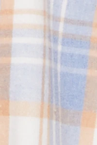 Plus Plaid Brushed Knit Flannel Shirt