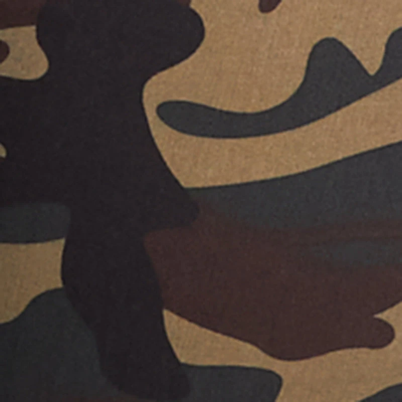 Plus Camouflage Print Wide Leg Cargo Pants