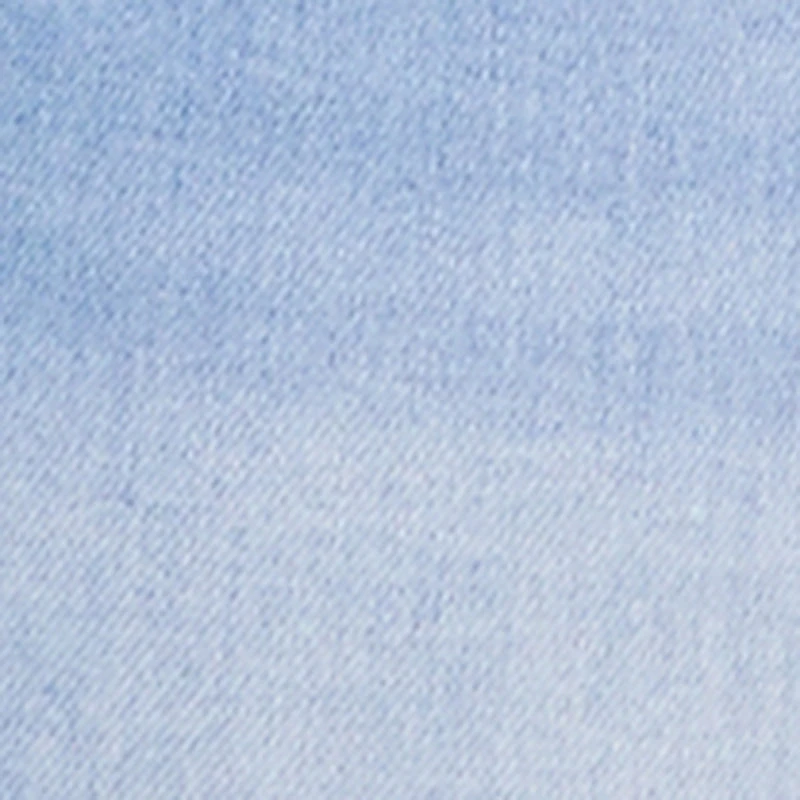 Plus WAX Frayed Detail Straight Leg Jeans