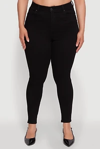 Plus WAX Chic High Waisted Skinny Jeans