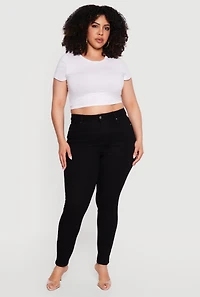 Plus WAX High Waisted Skinny Jeans