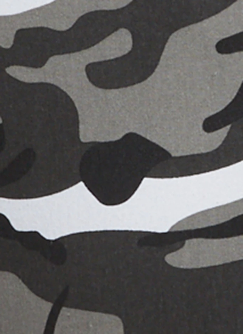 Plus Almost Famous Belted Camouflage Cargo Joggers