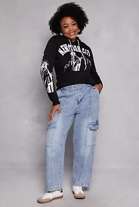 Plus Almost Famous Cargo Skater Jeans