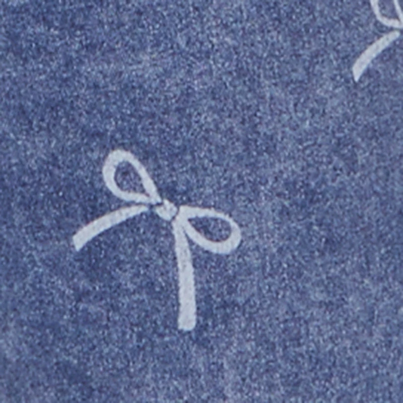 Plus High Waisted Bow Print Jeans