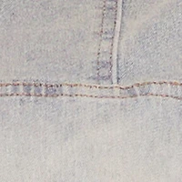 Plus Side Ruched Acid Wash Cropped Jean Jacket