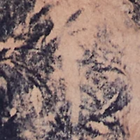 Plus Acid Wash Distressed Denim Cargo Joggers