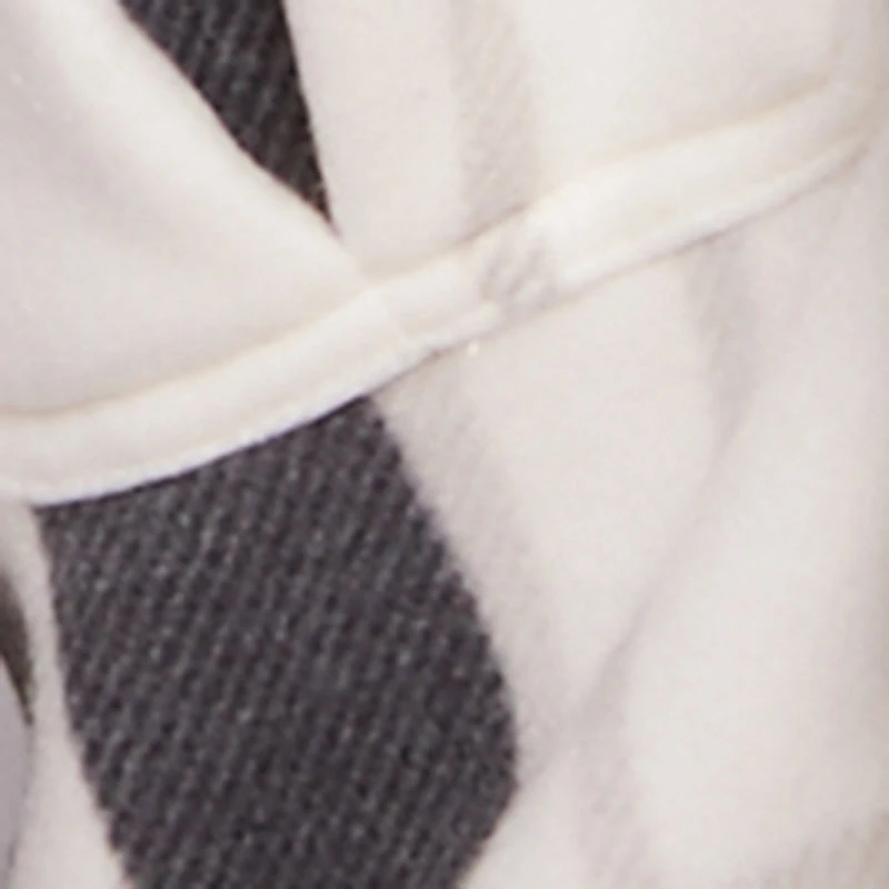 Plus Plaid Sherpa Lined Snap Button Front Shacket