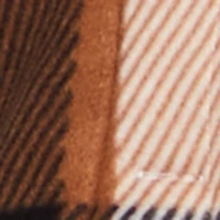 Plus Plaid Sherpa Lined Hooded Shacket