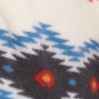 Plus Sherpa Lined Aztec Pattern Fleece Jacket