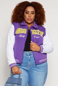 Plus Brooklyn Sport Team Varsity Jacket